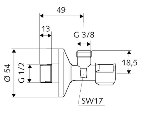 SCHELL COMFORT Eckventil SCHELL COMFORT Eckventil