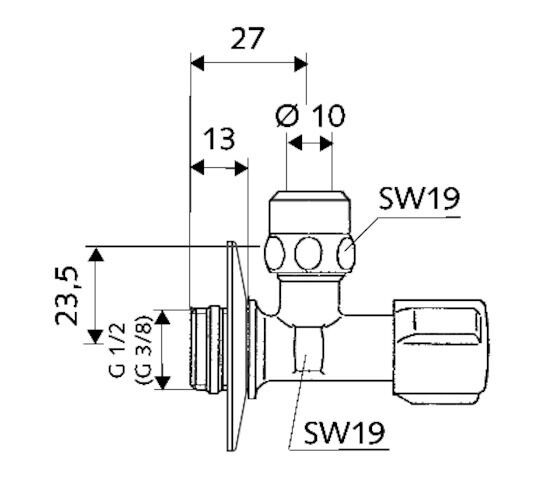 SCHELL COMFORT Eckventil SCHELL COMFORT Eckventil