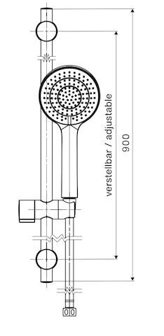 SCHELL Brausegarnitur