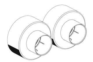 SCHELL Rosetten-Set VITUS, chrom