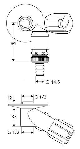 SCHELL COMFORT NA-Ventil