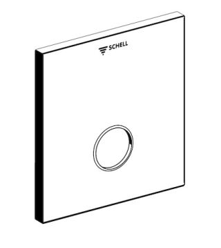 SCHELL Frontplatte LINUS D-SC-V, chrom