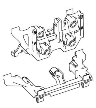 SCHELL Hebellager, Für MONTUS Spülkasten 8 cm