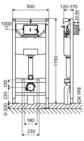 SCHELL MONTUS WC-Modul