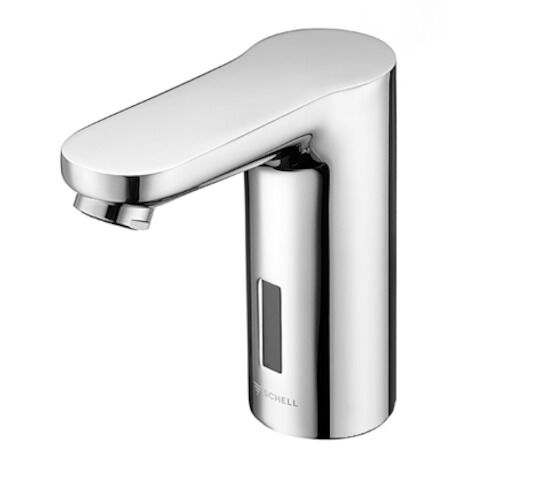 SCHELL Waschtisch-Armatur CELIS E, Elektronisch, HD-K - Hochdruck Kaltwasser / vorgemischtes Wasser, Infrarot, Steckernetzteil 9 VDC, 100 - 240 VAC, 50 - 60 Hz, G 3/8 IG, chrom