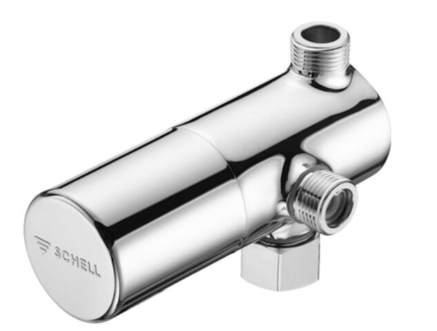 SCHELL Eckventil-Thermostatset
