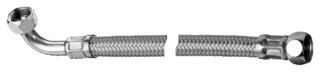 SCHELL Schlauch Clean-Fix S, flexibel, lose verpackt, 200 mm, Winkel mit Überwurfmutter G 3/8 IG und vormontierter Dichtung, Überwurfmutter G 3/8 IG mit vormontierter Dichtung