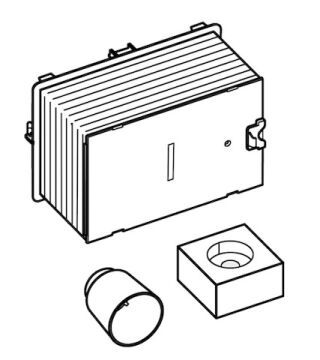 SCHELL Schutzschacht Rohinstallation, Für MONTUS Spülkasten 8 cm und 12 cm