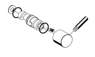 SCHELL Temperaturregler komplett, Für PURIS HD-M, chrom