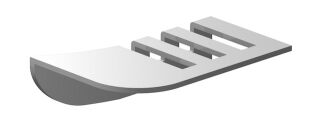 SCHELL Ablageschale Duschpaneel LINUS, Aluminium eloxiert