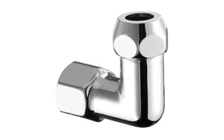 SCHELL Winkel-Verschraubung mit Innengewinde, DN 10 G 3/8 IG, Ø 10 mm (DN 10 G 3/8 AG), chrom