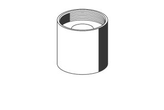 SCHELL Spülrohrverschraubung, Für SCHELLOMAT BASIC, chrom