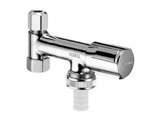 SCHELL Geräteventil COMFORT, RFV, DN 10 G 3/8 IG, Schlauchverschraubung Ø 14,5 mm (DN 20 G 3/4 AG), Ø 10 mm (DN 10 G 3/8 AG), chrom