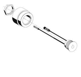 SCHELL CVD-Touch-Elektronik, Für Unterputz-Dusche LINUS D-C-M / LINUS BASIC D-C-M, chrom