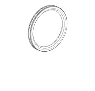 SCHELL Lippendichtung Spülrohr MONTUS, Für 12 cm Spülkästen