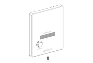 SCHELL WC-Frontplatte EDITION E MANUAL, Edelstahl gebürstet