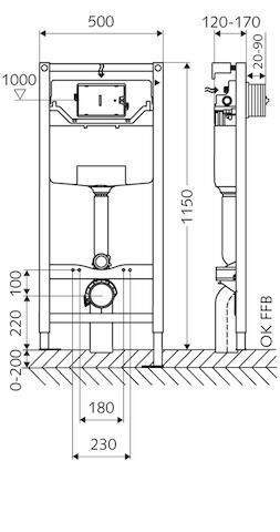 SCHELL MONTUS WC-Modul