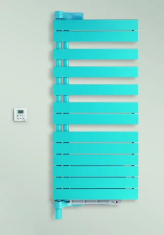 Zehnder Design-Heizkörper Bad Roda Twist Spa Airsystem elektrisch, links