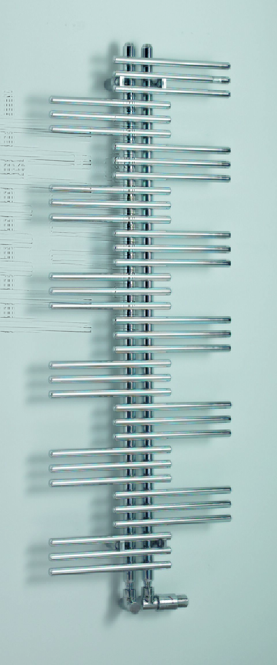 Zehnder Design-Heizkörper Bad Yucca YSC, Chrom