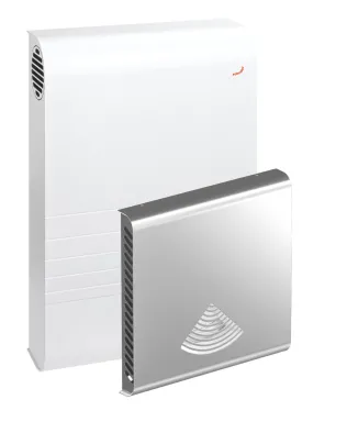 Zehnder ComfoAir 70 mit Edelstahl-Außenhaube