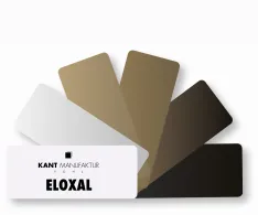 Farbton nach Eloxal Farbtonkarte