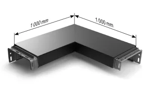 Variable Außen- und Innenecke 1000 x 1000 mm