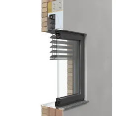 Enext 4.0 RG Raffstore, Klinkerfassade innen