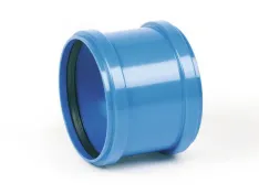 AWADUKT PP SN 10 blue Doppelmuffe