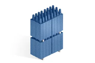 Die einzelnen Elemente der RAUSIKKO Box HX werden platzsparend geliefert.