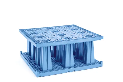 RAUSIKKO Box HX 8.3, LxBxH 800 x 800 x 330 mm, blau