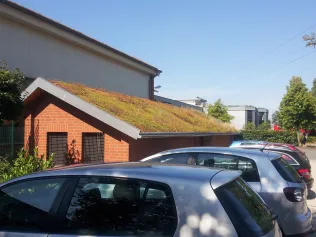 Dachbegrünung mit TOPGREEN Gründachpfanne GDP 30