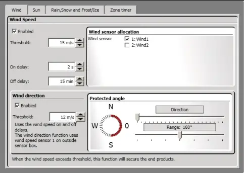 KNX Bedienoberfläche