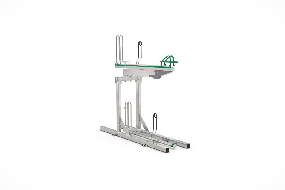 Fahrradparksystem Doppelstockparker BikeHub Premium