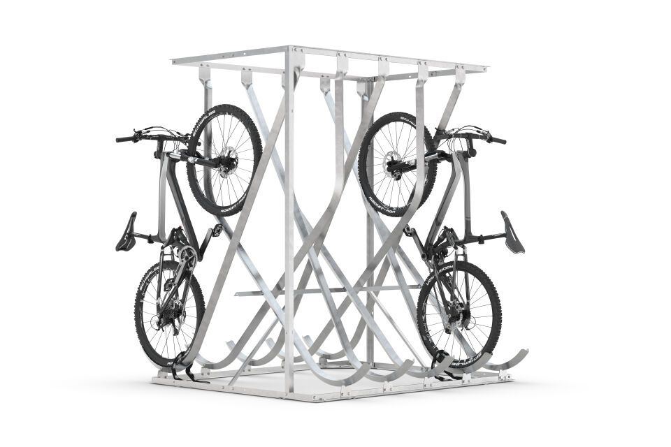 Fahrradparksystem Schräghochparker SW/SF