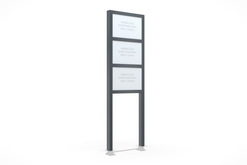 Informationssystem Werbepylon BigSign