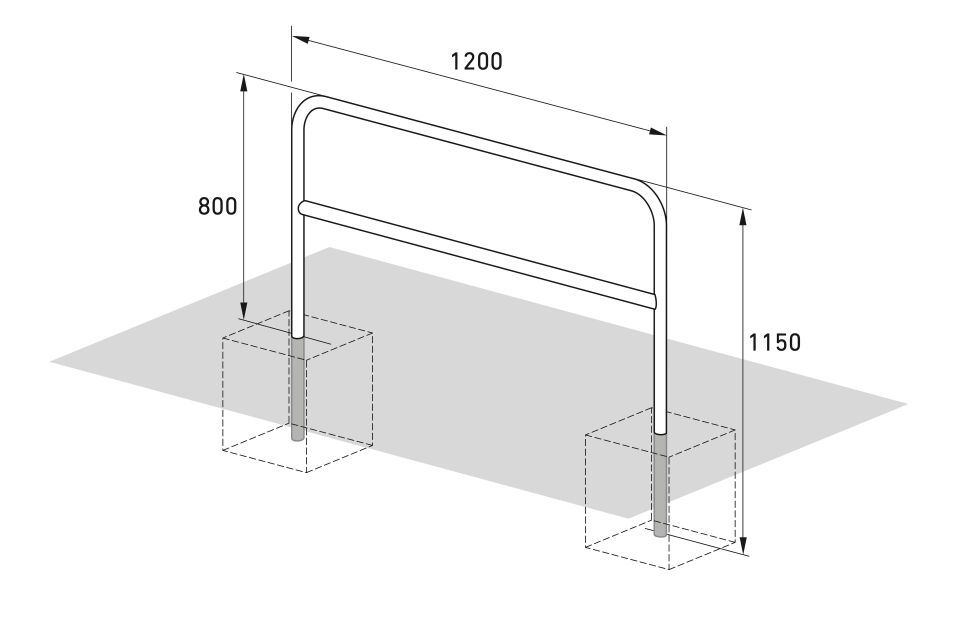 Fahrradparksystem Anlehnbügel 9100/9200