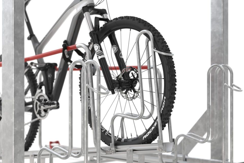 Fahrradparksystem Doppelstockparker BikeHub Economy