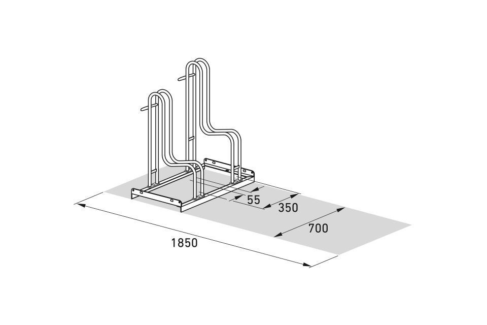 Fahrradparksystem Standparker 4000/4000 BR