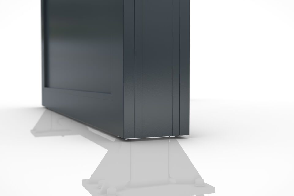 Werbepylon BigSign S mit 3 Werbeflächen