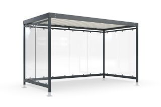 Überdachung Köln K4 b/b als Bausatz mit Überpflasterung
