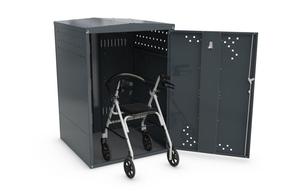 Überdachungssystem Einhausung Rollatorbox