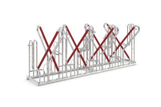 Anlehnparker 4518 XBF mit 8 Einstellplätzen zweiseitig