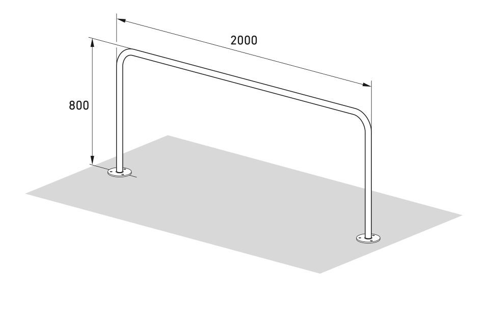 Fahrradparksystem Anlehnbügel 9100/9200