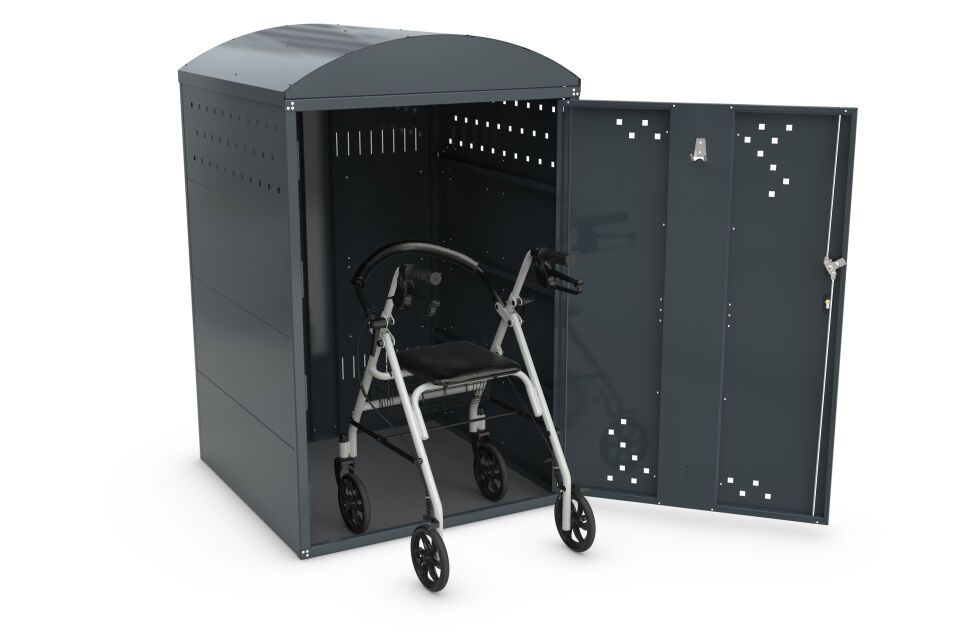 Überdachungssystem Einhausung Rollatorbox