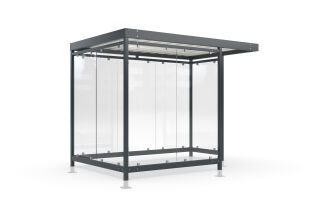 Überdachung Köln K3 d/a als Bausatz mit Überpflasterung