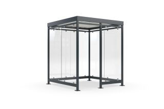 Überdachung Köln K2 b/c fertig geschweißt