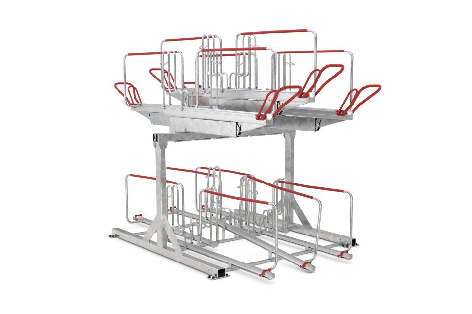 Fahrradparksystem Doppelstockparker BikeHub Economy