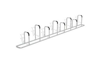 Fahrradanlehnsystem 6008 mit 8 Einstellplätzen einseitig