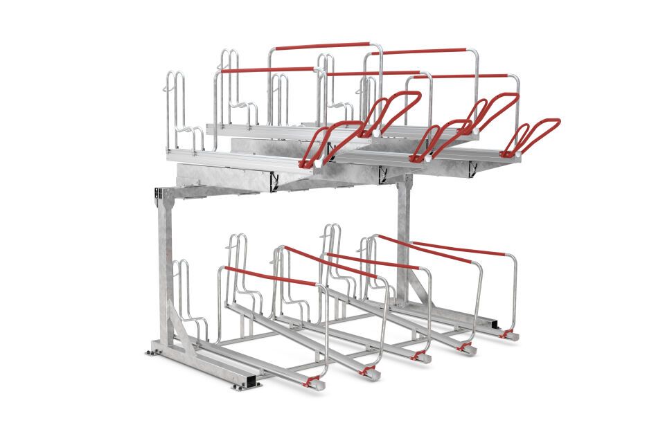 Fahrradparksystem Doppelstockparker BikeHub Economy