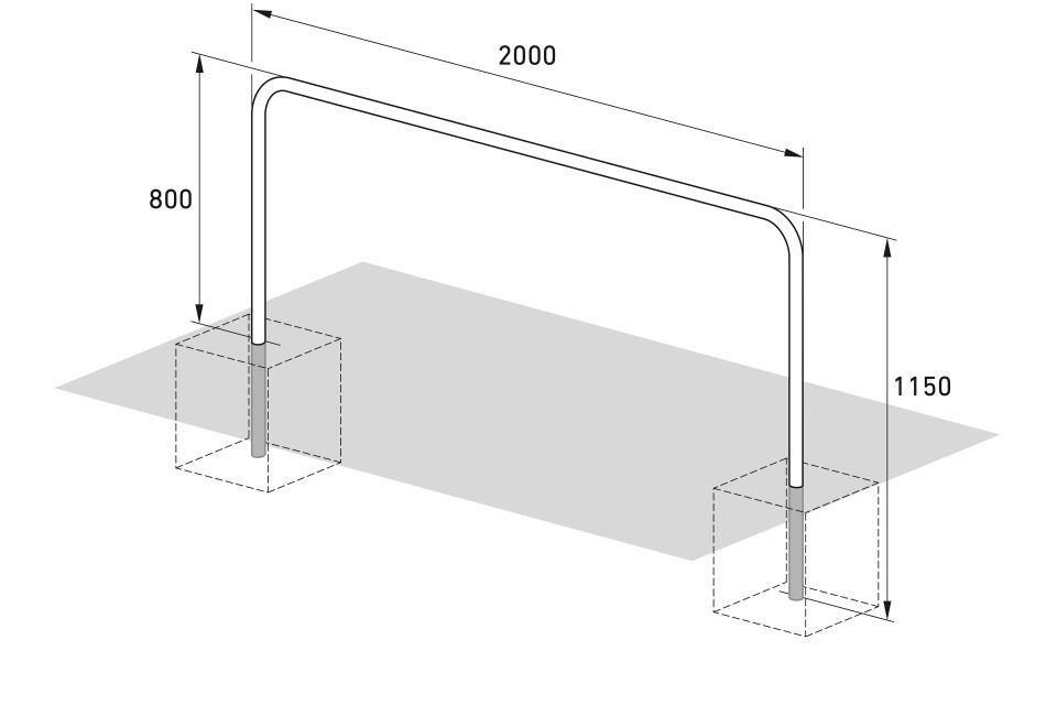 Fahrradparksystem Anlehnbügel 9100/9200